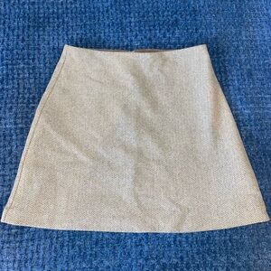 Aritzia Wilfred Herringbone Mini Skirt